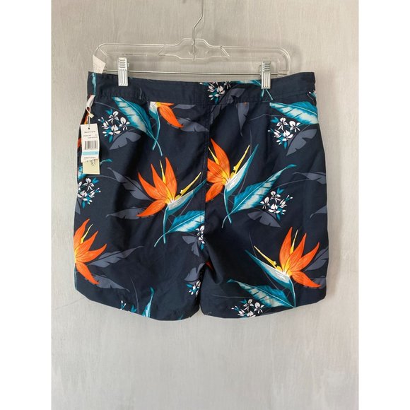Original Penguin Blue Tropical Swim Shorts - Picture 5 of 5